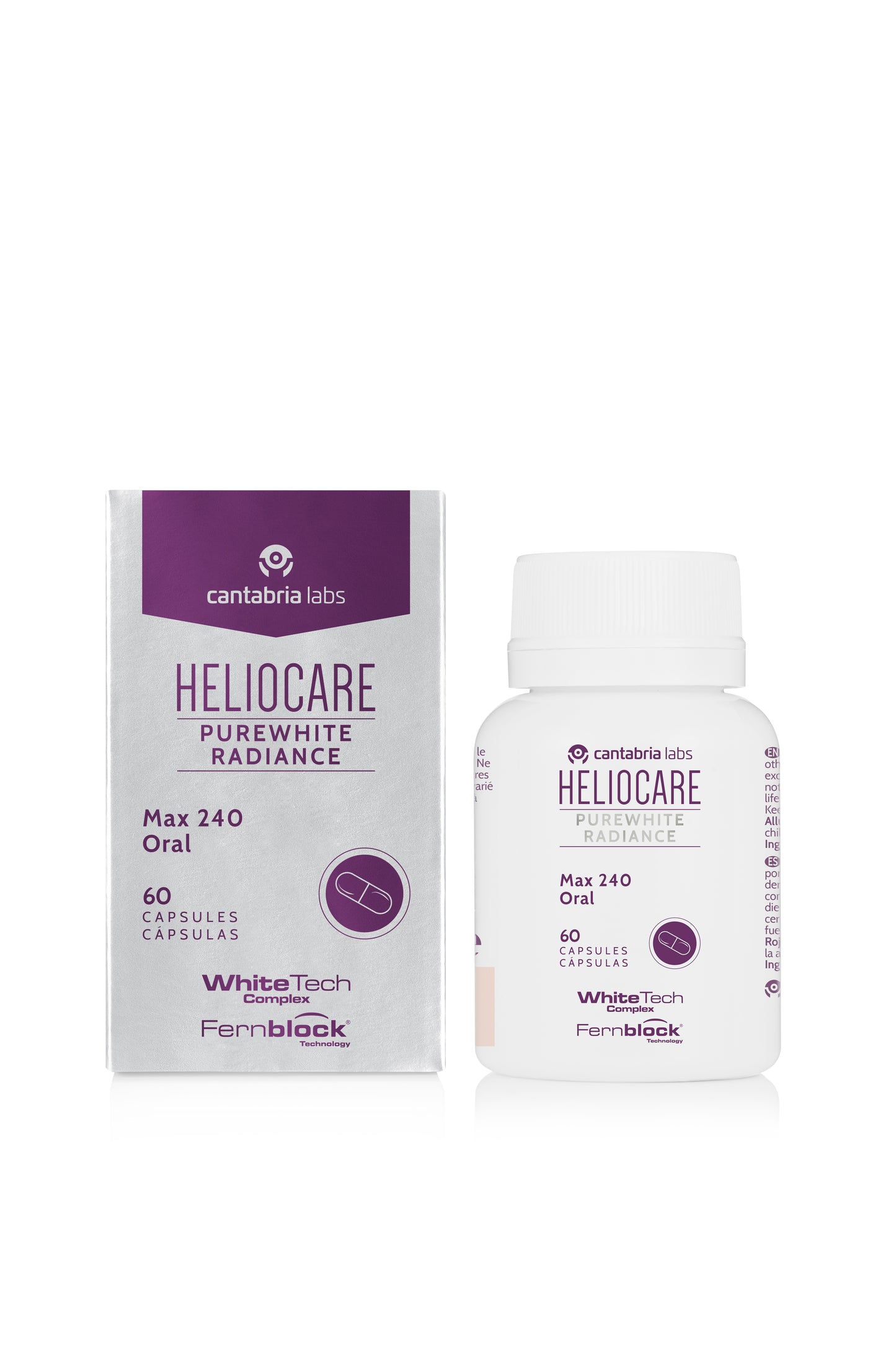 NEW Heliocare Oral Purewhite Capsules | 250mg, 60caps